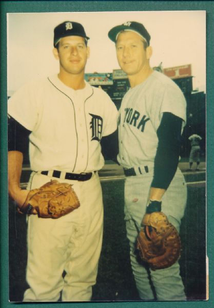 1960's New York Yankees Postcards with Mickey Mantle