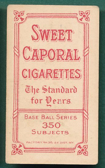 1909-1911 T206 George Mullin Sweet Caporal Cigarettes 