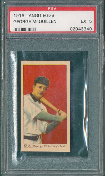 1916 Tango Eggs George McQuillen PSA 5