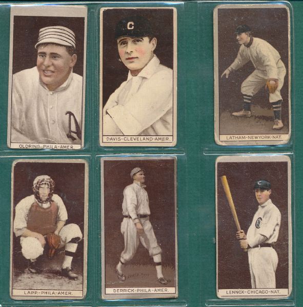 1912 T207 8 Card Lot Recruit Little Cigars