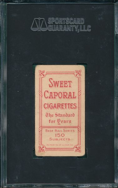 1909-1911 T206 Clarke, J. J.  Sweet Caporal Cigarettes SGC 30 