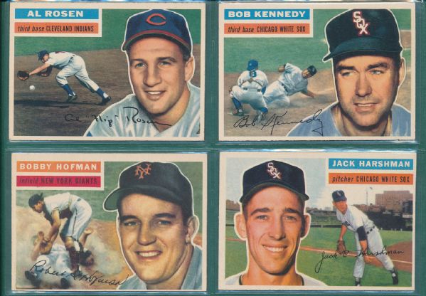 1956 Topps 20 Card Lot W/Rosen NRMT