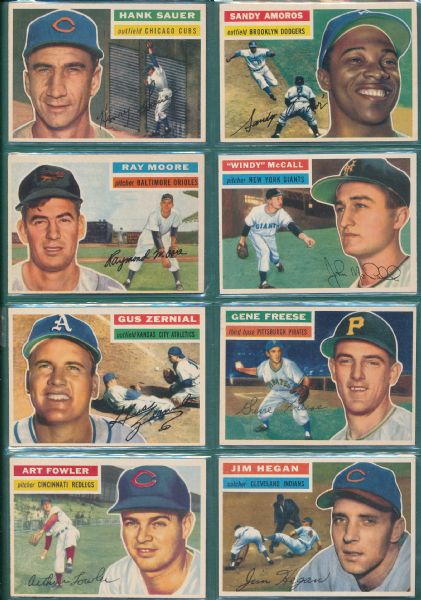 1956 Topps 20 Card Lot W/Rosen NRMT