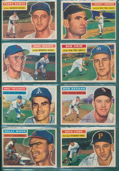 1956 Topps 20 Card Lot W/Rosen NRMT