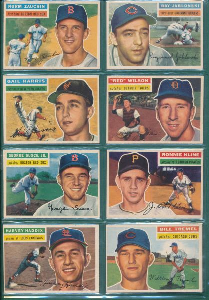 1956 Topps 20 Card Lot W/Braves Team NRMT