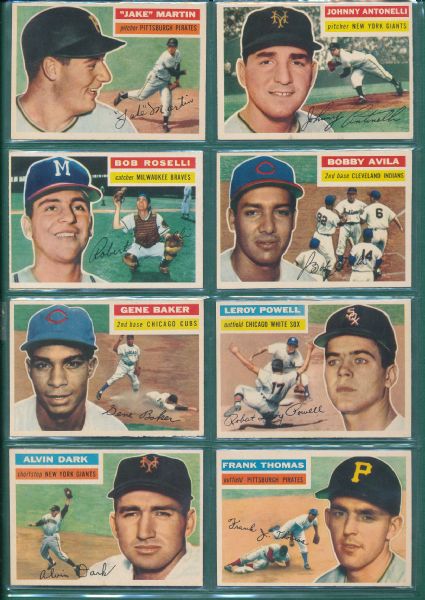 1956 Topps 20 Card Lot W/Westrum NRMT