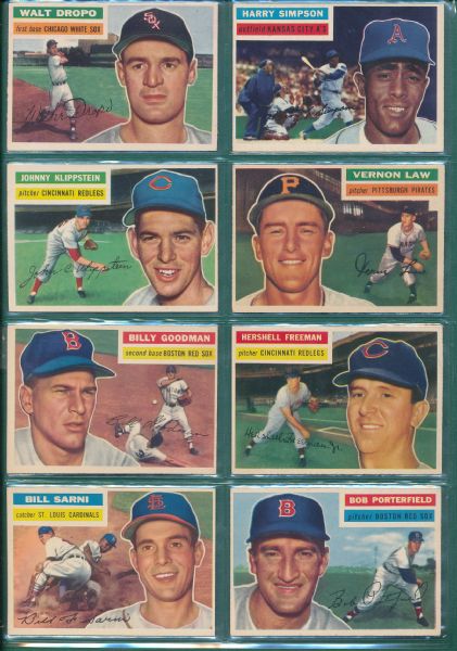 1956 Topps 20 Card Lot W/Consuegra NRMT