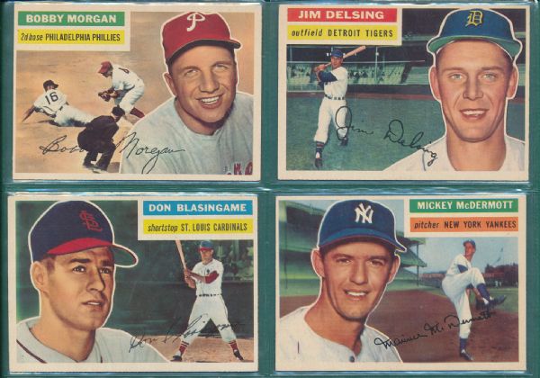 1956 Topps 20 Card Lot W/McDermott NRMT