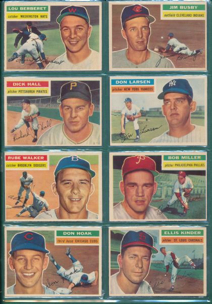 1956 Topps 20 Card Lot W/McDermott NRMT