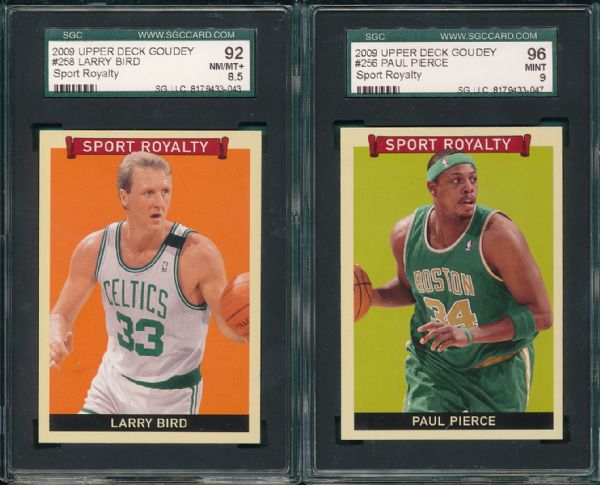 2008 Upper Deck Goudey 3 Card Basketball Lot Hi Grade SGC 