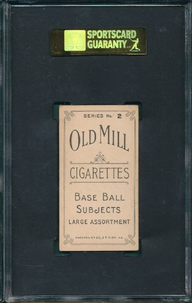 1910 T210 Fox Old Mill Cigarettes Series 2 SGC 50