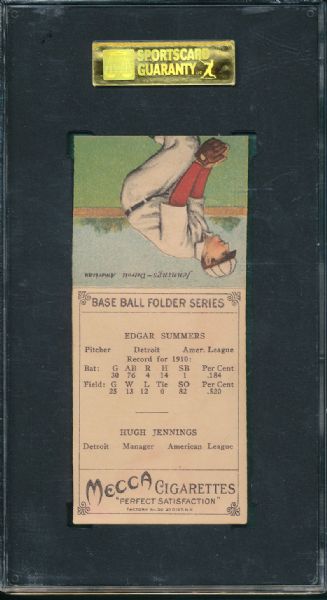 1911 T201 Summers/Jennings Mecca Cigarettes SGC 50