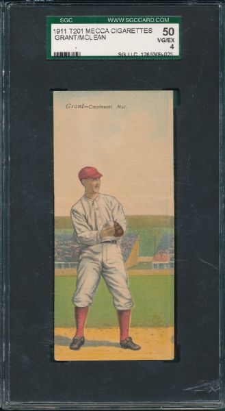 1911 T201 Grant/McLean Mecca Cigarettes SGC 50