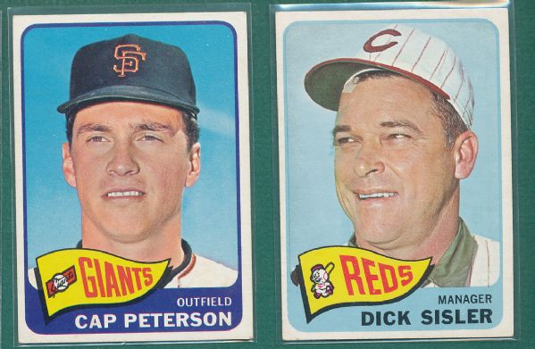 1965 Topps 21 card Lot W/High Numbers