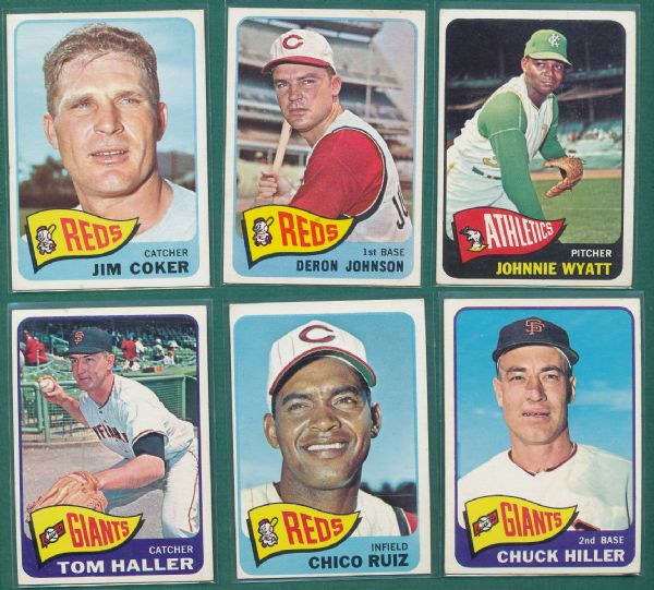 1965 Topps 21 card Lot W/High Numbers