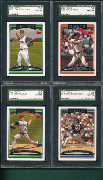 2006 Topps 11 Card Lot SGC 100 Pristine