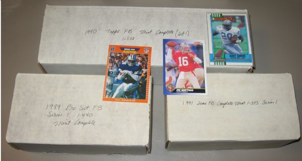 1989-91 Football Sets (4)