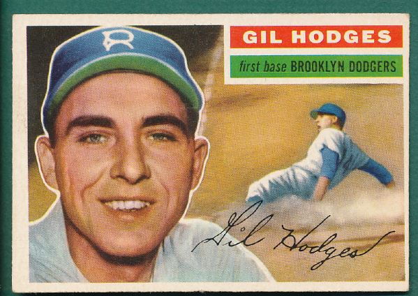 1956 Topps 27 Card Lot W/Gil Hodges