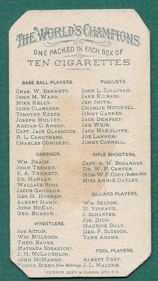 1887 N28 Allen & Ginter Joseph Mulvey 
