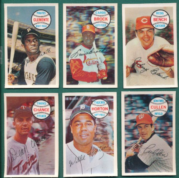 1970 & 71 Kellogg's 12 Card Lot W/ Clemente