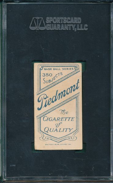 1909-1911 T206 Pickering Piedmont Cigarettes SGC 35