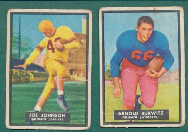 1951 Topps Magic Football Lot of 15