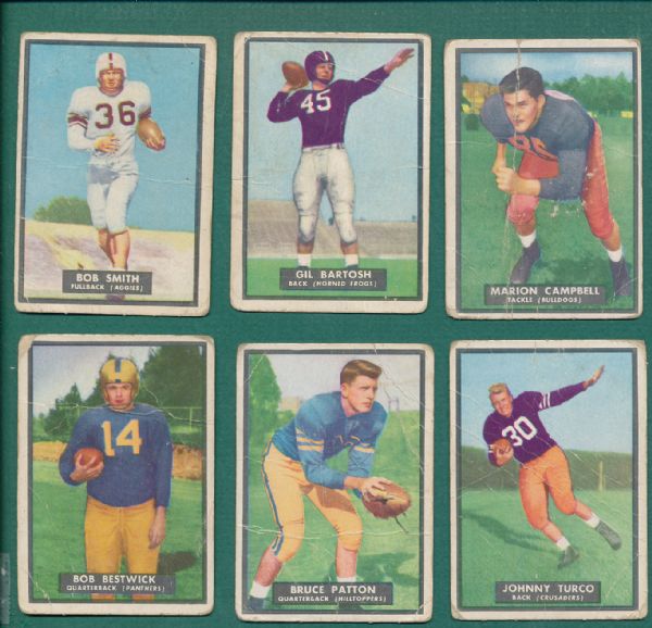 1951 Topps Magic Football Lot of 15