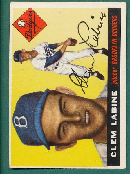 1955 Topps 2 Card Lot of Hi #s Labine & McMillan