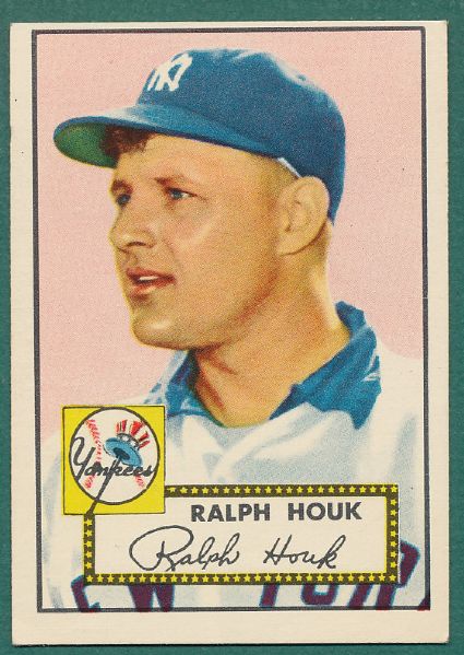 1952 Topps 2 Card Lot, Houk & Beard *Crease Free*