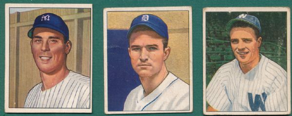 1950-53 Bowman 13 Card Lot W/ Durocher