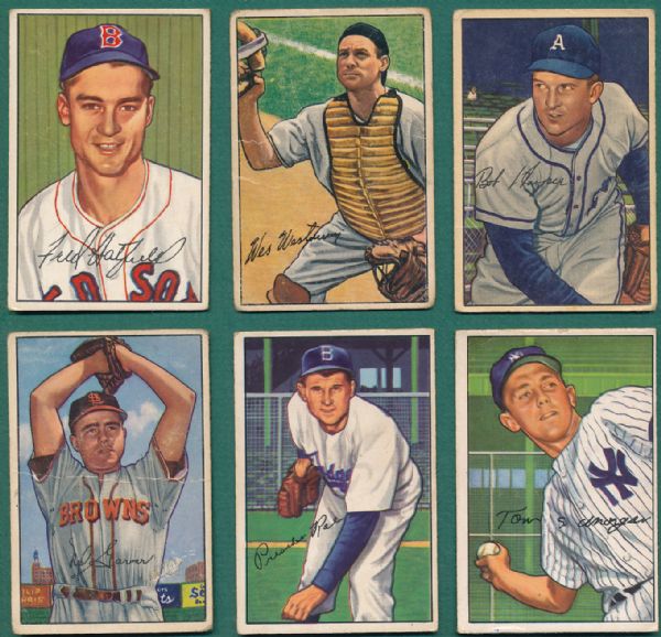 1950-53 Bowman 13 Card Lot W/ Durocher