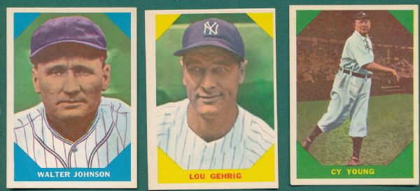 1960 Fleer 58 Card Lot