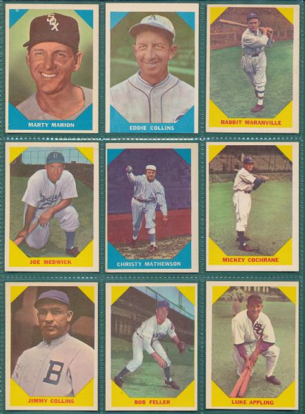 1960 Fleer 58 Card Lot