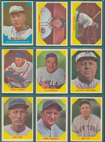 1960 Fleer 58 Card Lot