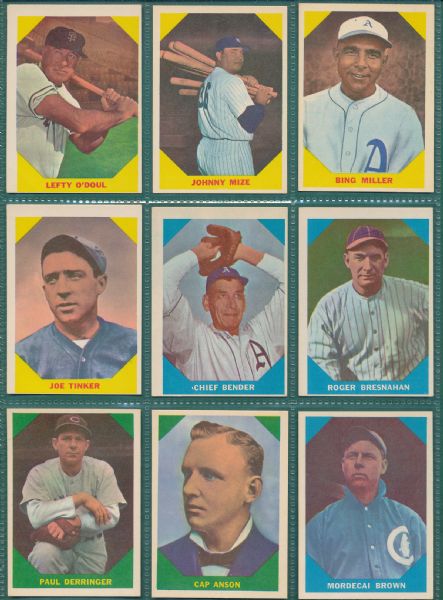 1960 Fleer 58 Card Lot