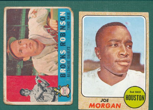 1950s-60s Topps & Post 36 Card lot W/Spahn