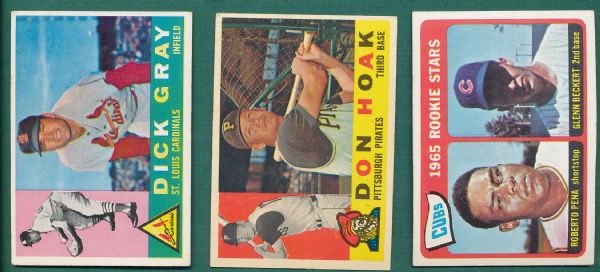 1950s-60s Topps & Post 36 Card lot W/Spahn