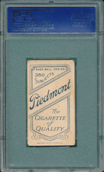 1909-1911 T206 Quillen Piedmont Cigarettes PSA 3