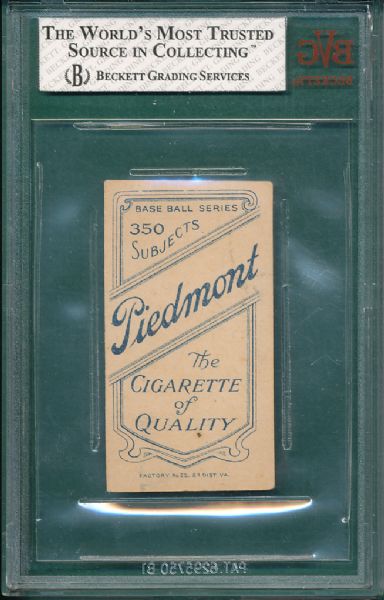 1909-1911 T206 Oakes Piedmont Cigarettes BVG 4