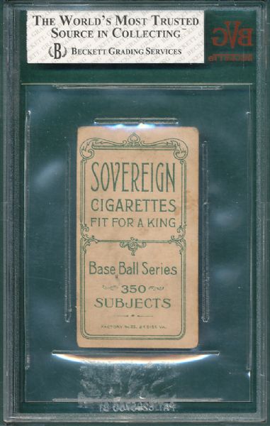 1909-1911 T206 Randall Sovereign Cigarettes BVG 3