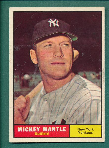 1961 Topps #300 Mickey Mantle 