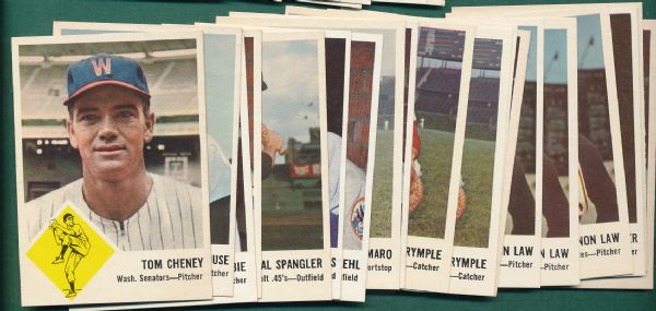 1963 Fleer 37 Card Lot W/Mazeroski *Crease Free*