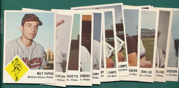 1963 Fleer 37 Card Lot W/Mazeroski *Crease Free*