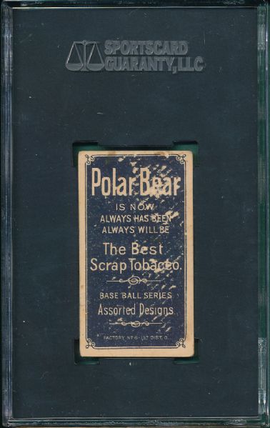 1909-11 T206 Cobb Bat Off Shoulder Polar Bear Tobacco SGC 20