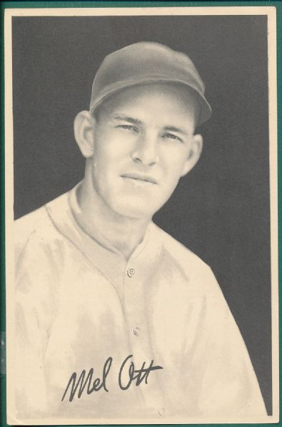 1939 R303-B B & W Goudey Mel Ott & Billy Herman