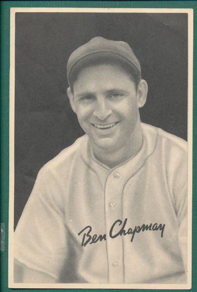 1939 R303-B B & W Goudey 4 Card Lot W/Ben Chapman