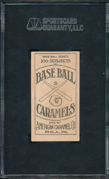 1909-11 E90-1 Frank Chance American Caramel SGC 40