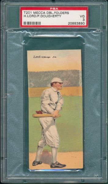 1911 T201 H. Lord/Dougherty Mecca Cigarettes PSA 3