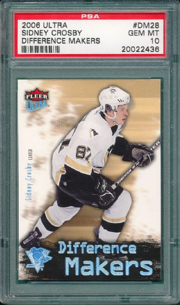 2006 Ultra #DM28 Sidney Crosby PSA 10