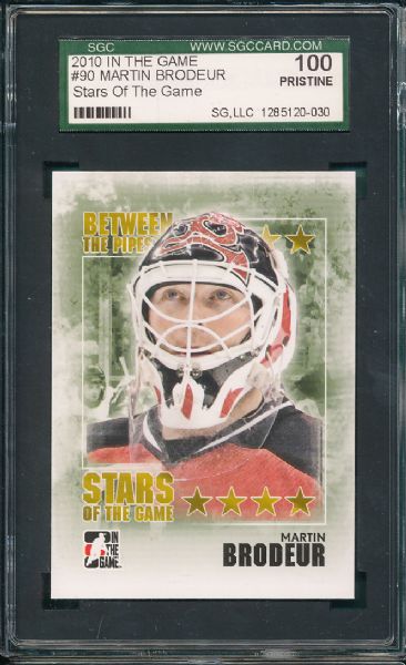 2010 In The Game #90 Martin Brodeur PSA 100 (1 of 1)